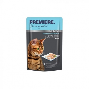 PREM M Fine Filets Tunina/Lignji 100g vrečka(FTN00040)