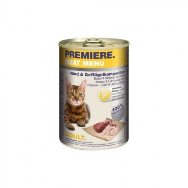 PREM M Meat Menu Adult Govedina/Perutnina 400g konz(FTN00010)
