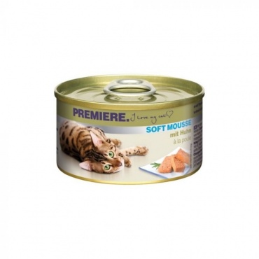 PREM M Soft Mousse Piščanec 85g konz(FTN00048)