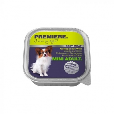 PREM P Best Meat Adult Mini Perut./Divjač. 100g ALU-pak(FTN00153)