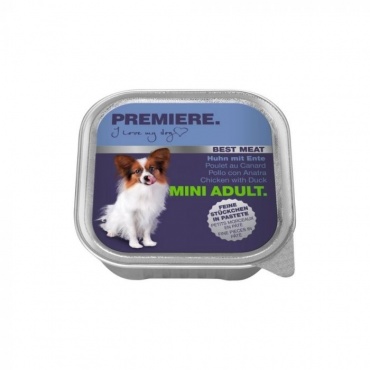 PREMIERE BEST MEAT Mini Adult.Piščanec z raco 100g ALU-pak(FTN00152)